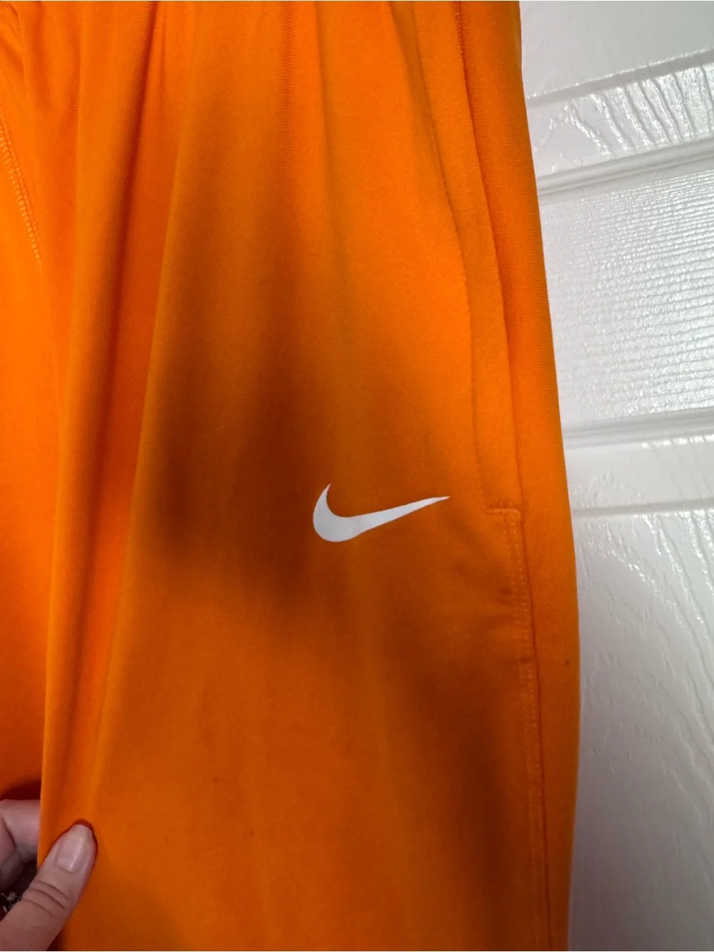 Nike Unisex Orange Tennessee Joggers with White Swoosh & Side Lettering